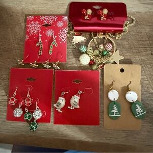 Festive Holiday Earring Set